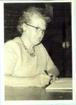 Mabel Hern at Nestorville School, circa 1953