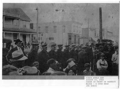 Thessalon Street Scene, August 14, 1914
