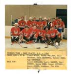Men's Phoenix Hockey Team, Lake Placid, 1988