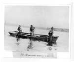 Bellerose Brothers Fishing on the Lake, Bruce Mines,  1920