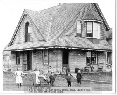 The John Clinton Family, Water Street, Thessalon,  Summer 1909