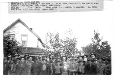 Thessalon Boy Scouts, Circa 1936