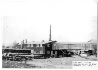 Asam Basket Factory Buildings, Thessalon, circa 1930