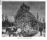 Brag Load of Logs, Circa 1900