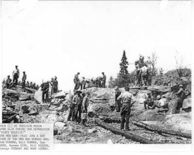 Rock Cut Crew, Thessalon, circa 1930