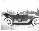 Men in Car, Lakeshore Park, Thessalon, 1915