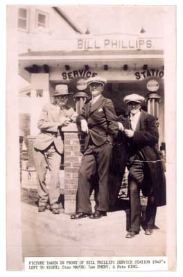 Bill Phillips Service Station, Main Street, Thessalon, circa 1940