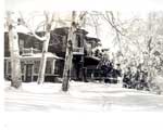 Albert Dyment Home, River Road, Thessalon, Winter Circa 1900