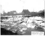 Remains of the Walking Bridge, Thessalon River, Spring 1938
