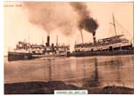 Ships at Government Dock, Thessalon, 1906