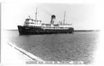 Passenger Boat, "The Norgoma", Docking at Thessalon, circa 1940