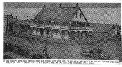 Queen`s Hotel, Thessalon, circa 1900
