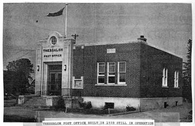 Thessalon Post Office, Circa 1950
