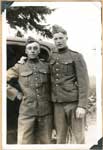 James Seabrook and Gordon King in Uniform, August 1940