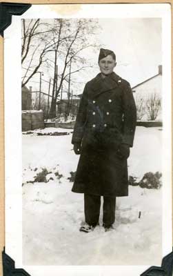 Allan King in Uniform, circa 1940