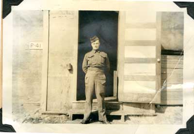 Elwood Seabrook, in Uniform, circa 1940