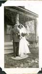 Wedding Photo of Arthur Mills and Bride, 1943