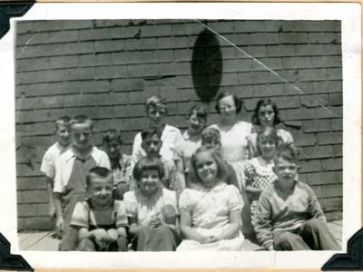 Class Photo, S.S. No. 3 Lefroy, 1951-52