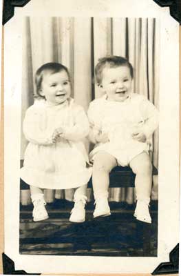 First Twins born in Ansonia, circa 1950