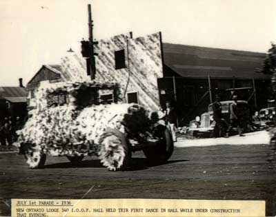 July 1st  Parade, Thessalon, 1936
