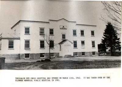 Thessalon Red Cross Hospital, 1942
