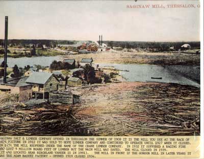 Saginaw Salt and Lumber Company, Thessalon, circa 1910
