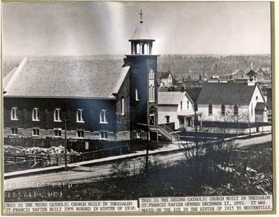 Catholic Churches, Thessalon, circa 1912