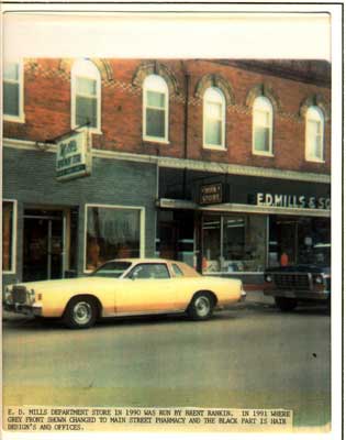 E.D. Mills Department Store, Thessalon, circa 1990
