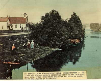 St. Francis Xavier Church, Thessalon, circa 1900