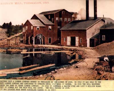 Saginaw Salt and Lumber Company, Thessalon, circa 1910
