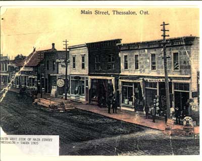 South West Side of Main Street, Thessalon, 1905