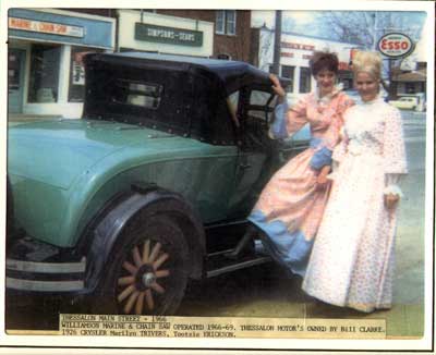 Two Women, Main Street Thessalon, 1966