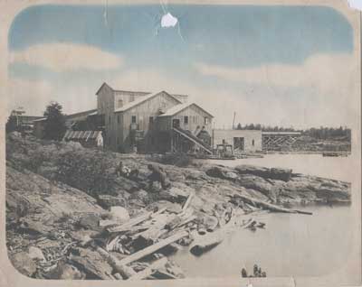 Saginaw Mill, Thessalon, Ontario, circa 1910
