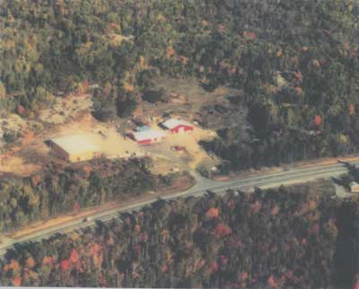 Aeriel Photograph of Flukes Home Care, Thessalon, Ontario, 1988