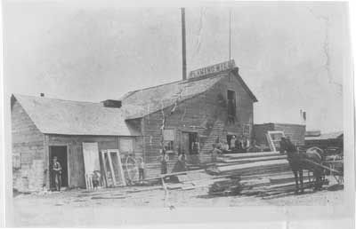 Shaw's Planing Mill, Thessalon, circa 1900