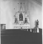 Alter in Catholic Church, Thessalon, circa 1950