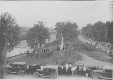 Opening of the Cenotaph, Thessalon, 1923