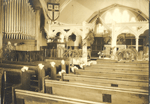 Church of the Redeemer Interior, Thessalon, Ontario circa 1922