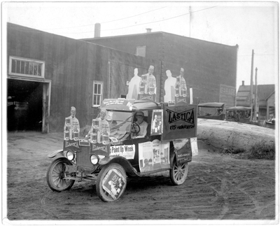 Advertising Car, Thessalon, circa 1925