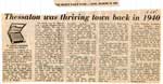 "Thessalon was thriving Town Back in 1904", Sault Star Clipping, 1973