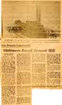 "Oldtimers Recall Dyment Mill", Sault Star Clipping, 1969