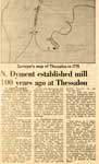 "N. Dyment established mill 100 years ago at Thessalon", Sault Star, 1982