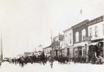 Christmas Parade, Thessalon, circa 1940