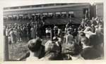 Soldiers Shipping Out, Thessalon Train Station, circa 1940