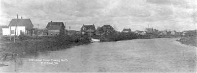 Thessalon River Looking North, circa 1930