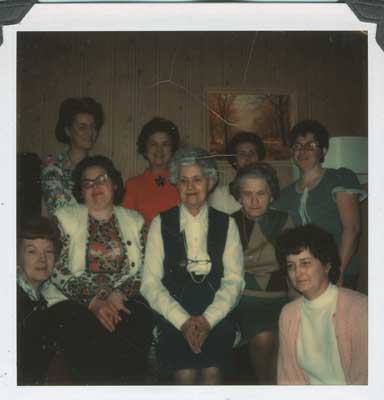 Womens Institute Meeting, Mrs. John MacLean's, 1974
