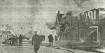 Main St Ansara Block Fire, Thessalon, 1963