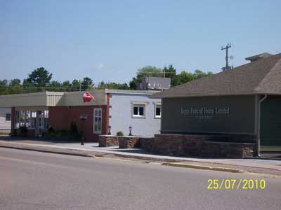 East Side of Main Street, Corner of Huron (Former site of Queens Hotel)