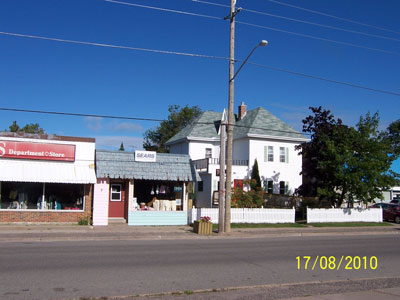 West side of Main Street between Lorne and Genelle (former site of )