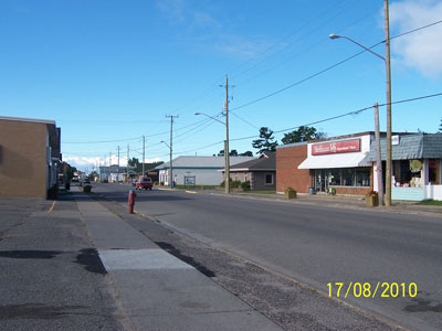 Main Street looking south from Genelle Street